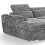 Alora 4–5 Seater Grey Fabric U-Shaped Sofa with Storage & Headrests 5