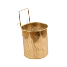 Stainless Steel Mesh Strainer Basket with Handle, Fine Ramen Skimmer for Cooking, 10 x 11 cm