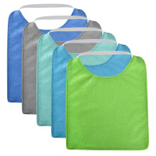 Vicloon Baby Bandana Dribble Bibs Drool Bibs, 5Pcs Infant Bib Baby Teething bib Soft and Absorbent, Babies Bandana Bib Set for Babies Boys and Girls