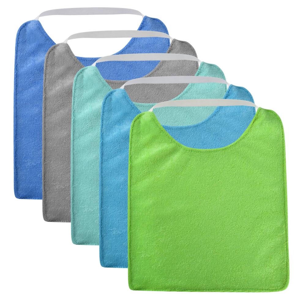 Vicloon Baby Bandana Dribble Bibs Drool Bibs, 5Pcs Infant Bib Baby Teething Bib Soft And Absorbent, Babies Bandana Bib Set For Babies Boys And Girls