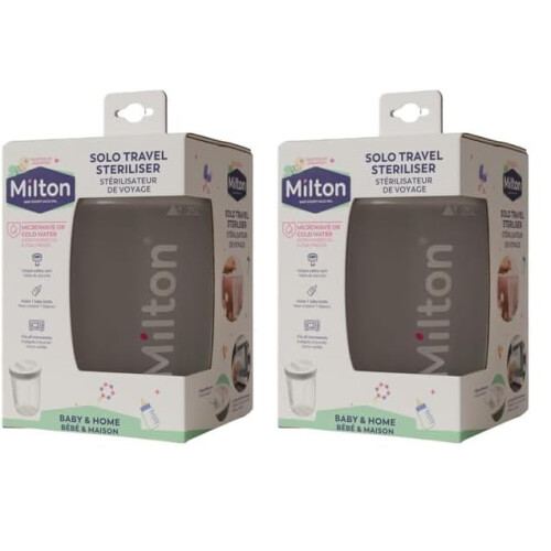 MILTON Solo Travel STERILISER (Pack of 2)