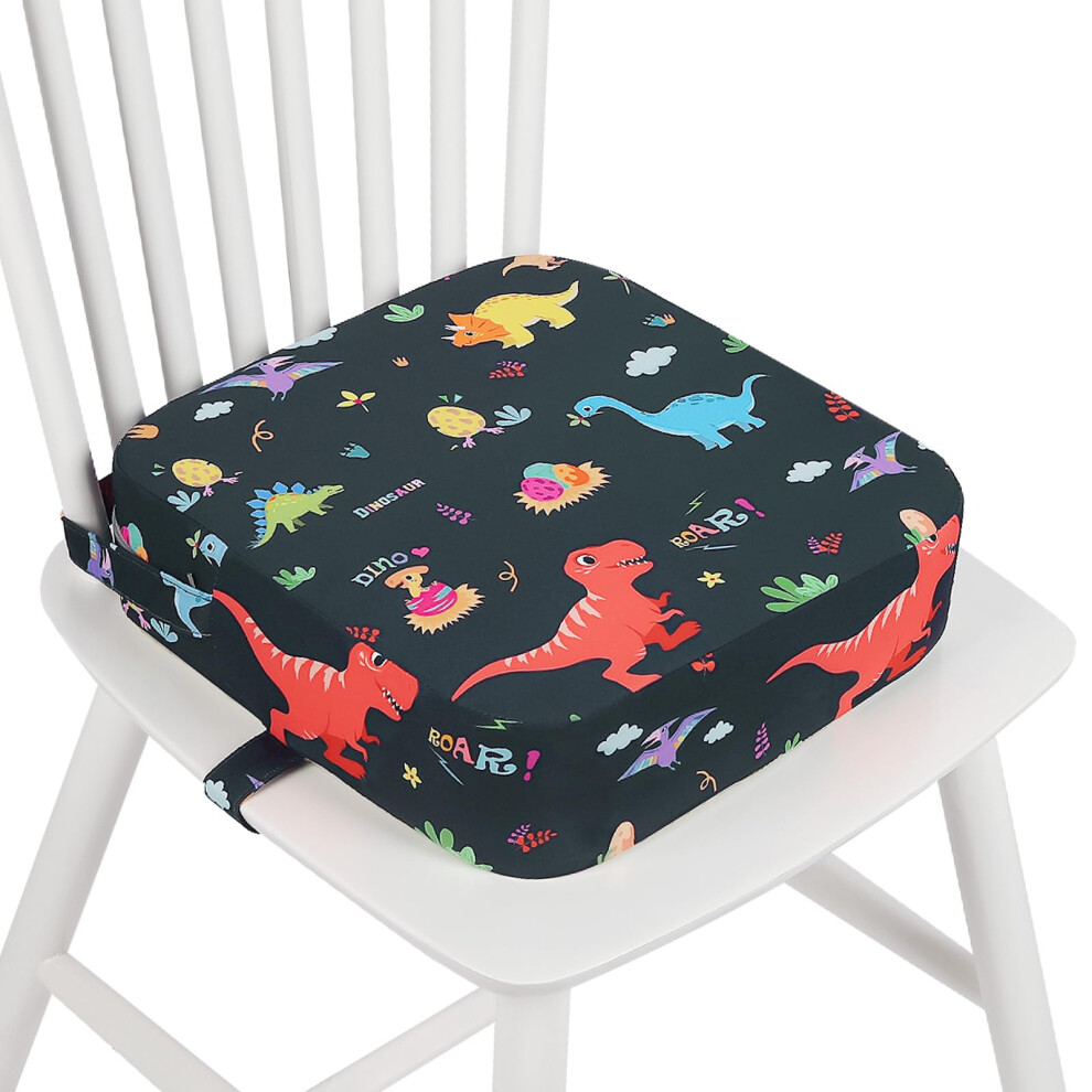 Toddler Booster Seat For Dining Table, Kids Booster Seat For Kitchen Chair With Non-Slip Bottom, Portable Detachable Washable Increasing Cush Wooshwa