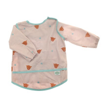 Highland cow coverall bib