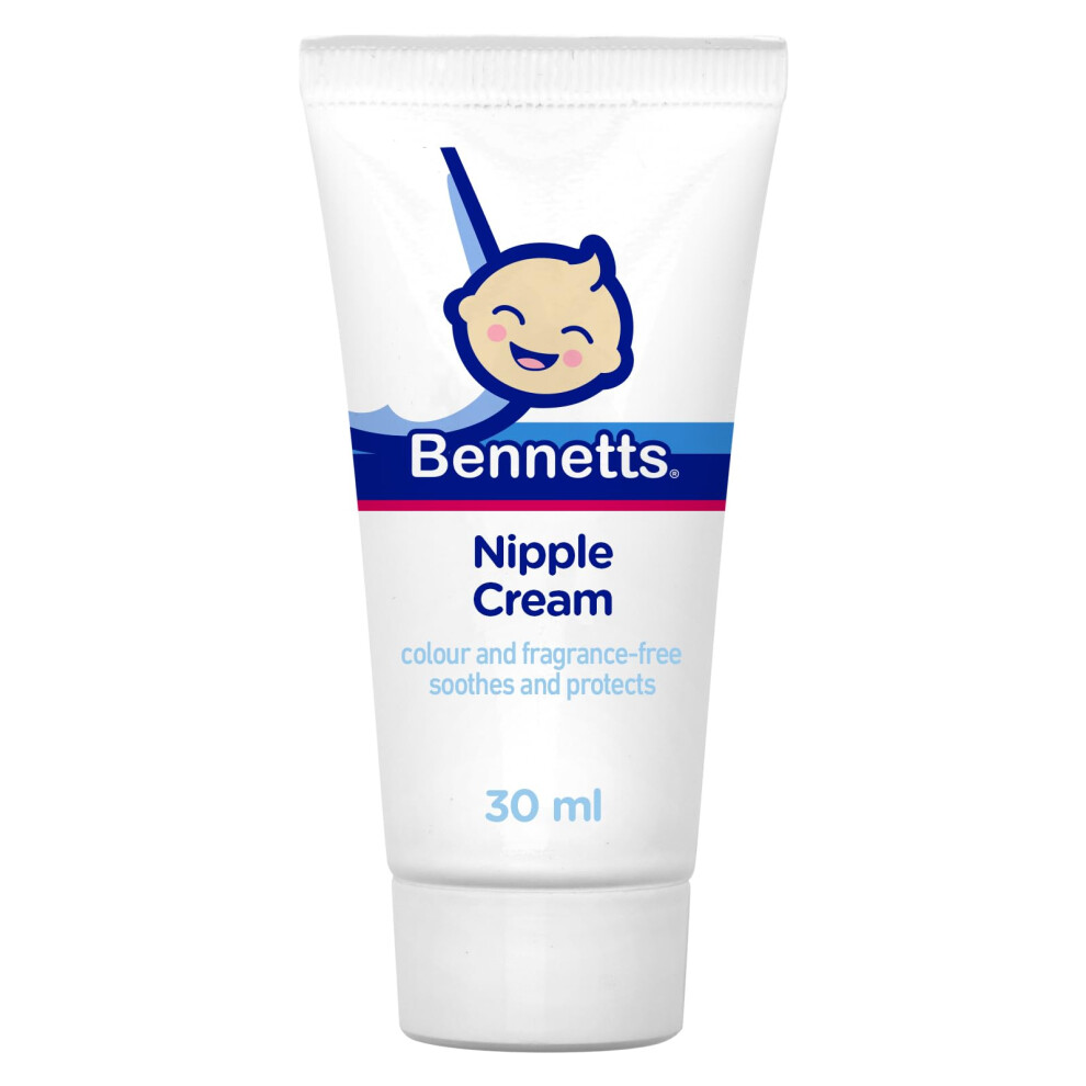 Bennetts Nipple Cream – Moisturizing Soothing Cream For Pregnant And Breast-Feeding Mothers, 30Ml