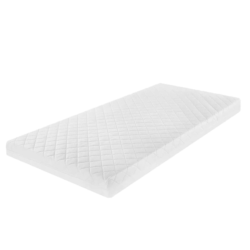 Baby Infant Crib Mattress - Breathable Extra Thick Super Soft Anti Allergy Waterproof With Removable Washable Cover - Made In Uk | Size 8 Restorology