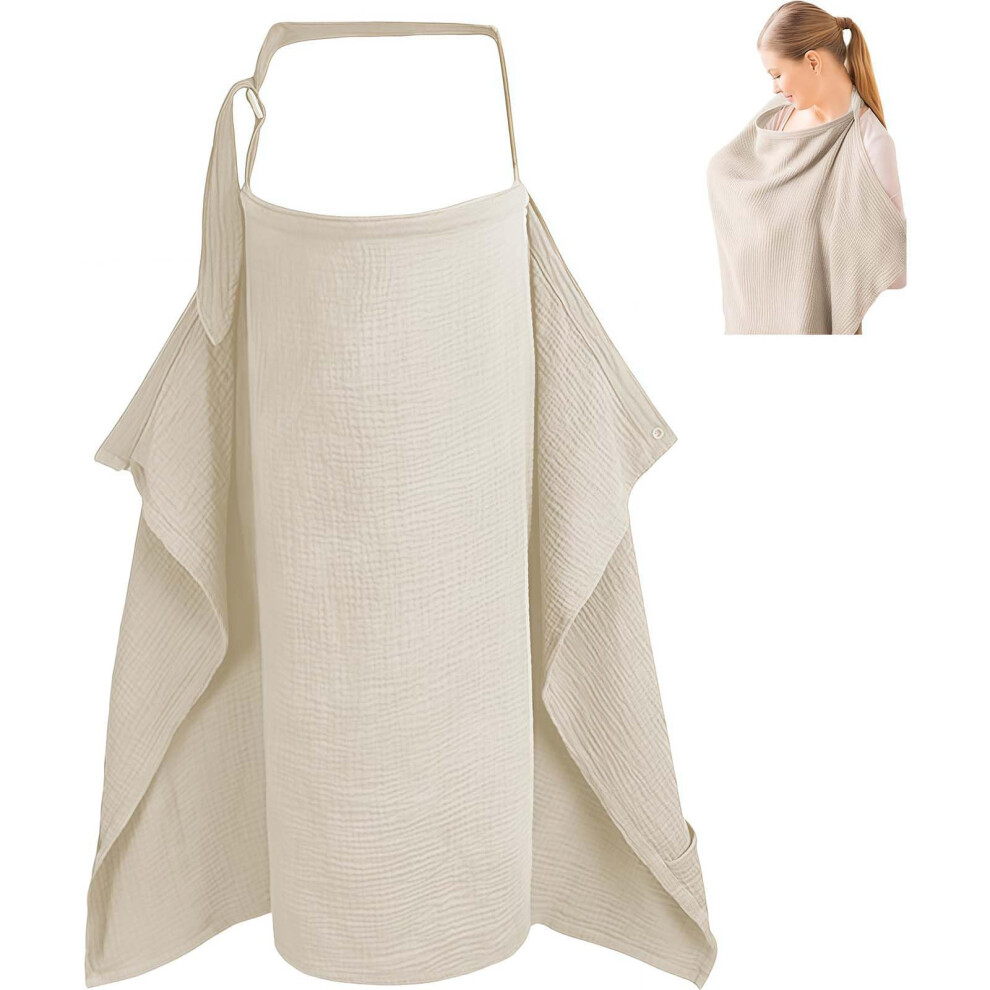 1Pc Breastfeeding Cover Up, Nursing Covers Breast Feeding Cover For Mum, With Adjustable Strap And Breathable, Lightweight Breastfeeding Covers For M Tyrzol