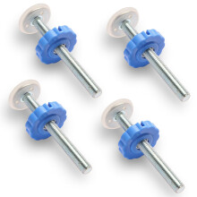 4 Pcs Pressure Mounted Baby Gates Threaded Spindle Rods M10 Walk Thru Gates Accessory Screw Bolts Kit for Baby Safety Gates Pet Dog Gate Stair Gates(