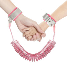 Anti Lost Toddler Wrist Reins, Anti-Lost Child Safety Wrist Link, Toddler Safety Harness Walking Leash, 2.5M 360 Degree Rotating Wrist Strap with Ela