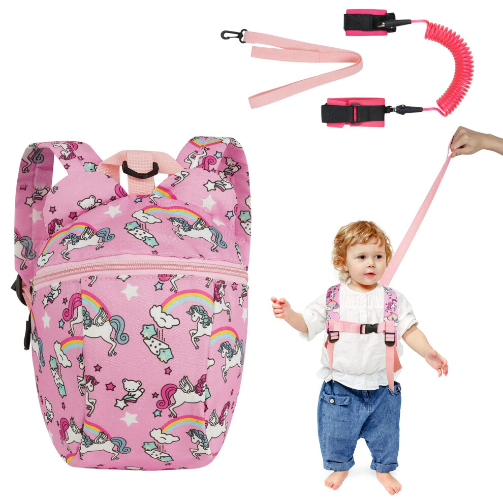 Baby Reins, Baby Walking Reins And Toddler Safety Harness, Unicorn Baby Reins Safety Leash Baby Toddler Anti Lost Belt Reins For Toddlers Boys Aomig