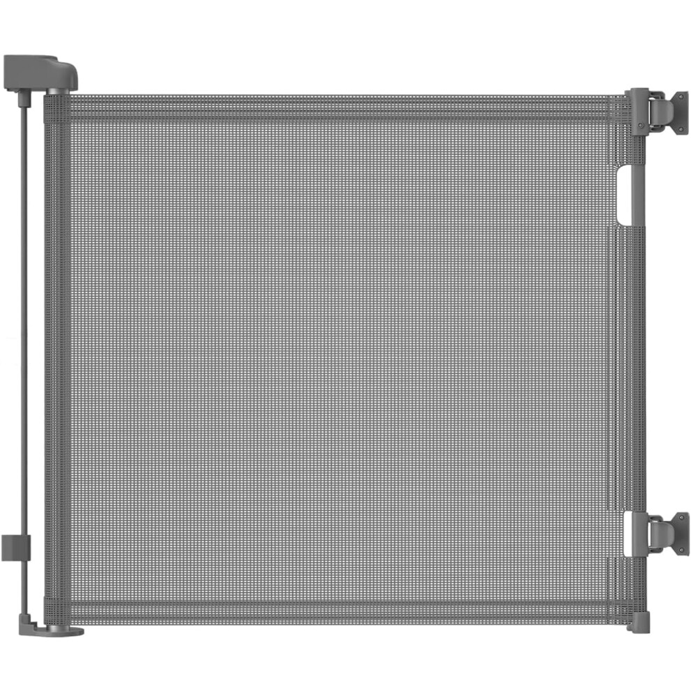Retractable Stair Gate For Baby,Mesh Baby Gate Or Mesh Dog Gate,86Cm Tall,Extends Up To 140Cm Wide,Child Safety Gate For Doorways, Stairs, Derimkcoa