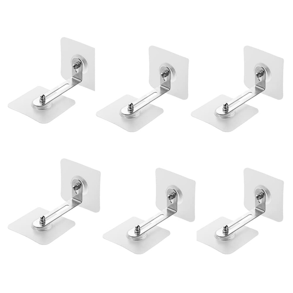 6 Pcs Furniture Wall Anchor No Drill The Wall Install Anti Tip Furniture With Kit Baby Proofing Gear Fix The Shelf To The Wall To Prevent Furniture F Yalihaixia