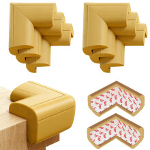 (8 Pack) Corner Protectors for Kids, Dekukar Upgraded Foam Soft Corner Guards Bumpers Baby Safety Furniture Table Sharp Corner Protection, Pre-Taped