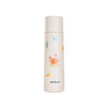 Miniland - Baby Thermo for Liquids 500ml Stainless Steel, Keeps Temperature Over 24h, Leak-Proof Closure and Anti-Drip System (Crabsy)