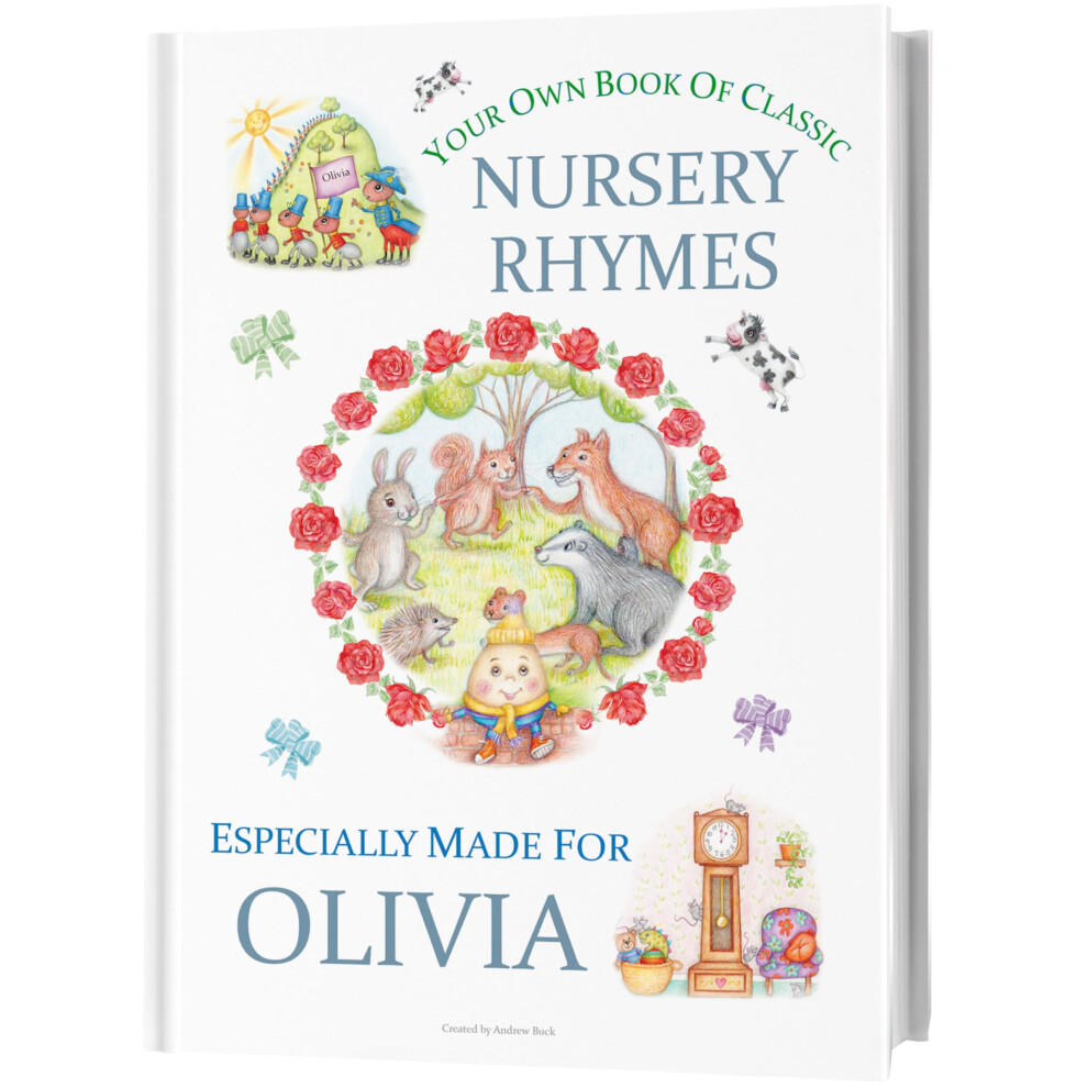 Classic Nursery Rhymes Personalised Keepsake Book For Baby And Toddler. For 1St Birthdays, Special Occasions My Magic Name