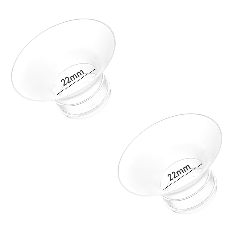 Flange Insert 2Pcs Compatible With Momcozy M5/M9/M6/S12 Pro/V1 Pro/V2 Pro,For Spectra/Medela/Mommed/Eufy/Lansinoh/Elvie Breast Pump, Fit For 24Mm Fla Ivaronal