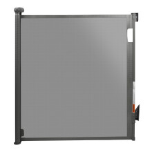 Retractable Baby and Dog Safety Gate for Stairs, Doorways, Hallways, Outdoor with Mesh Barrier (95x140cm)