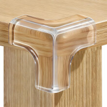 8 Pack Corner Protectors, Clear Table Corner Guards Protectors Baby Proof Furniture Corners & Edges Safety Bumpers Covers, T Shaped 1.4x1.4x1.4 in