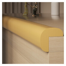 WIGING Foam Safety Strips, L Type Safety Edge Protection Strip, Self-Adhesive Children Anti Collision Strip, Table Corners Cushion Bumper For Furnitu