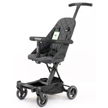 OBERLUX Convertible 3-in-1 Baby Stroller | Pushchair Rider, Lightweight, Foldable & Compact Travel Buggy, 6 Months+, 6.5kg (Black)