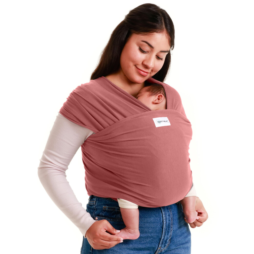 Baby Carrier Newborn To Toddler (7-35 Lbs/3-15 Kg) - Hands-Free & Hip-Healthy Baby Wrap Carrier, Machine-Washable & Breathable (Pink) Pink Sleepy Wrap