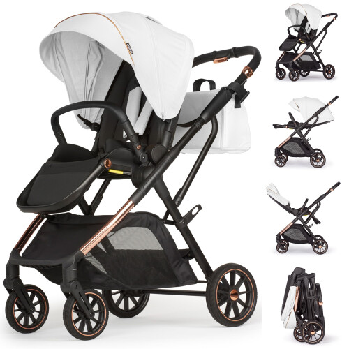 Lejoux+ Baby Pushchair (Pearl White)