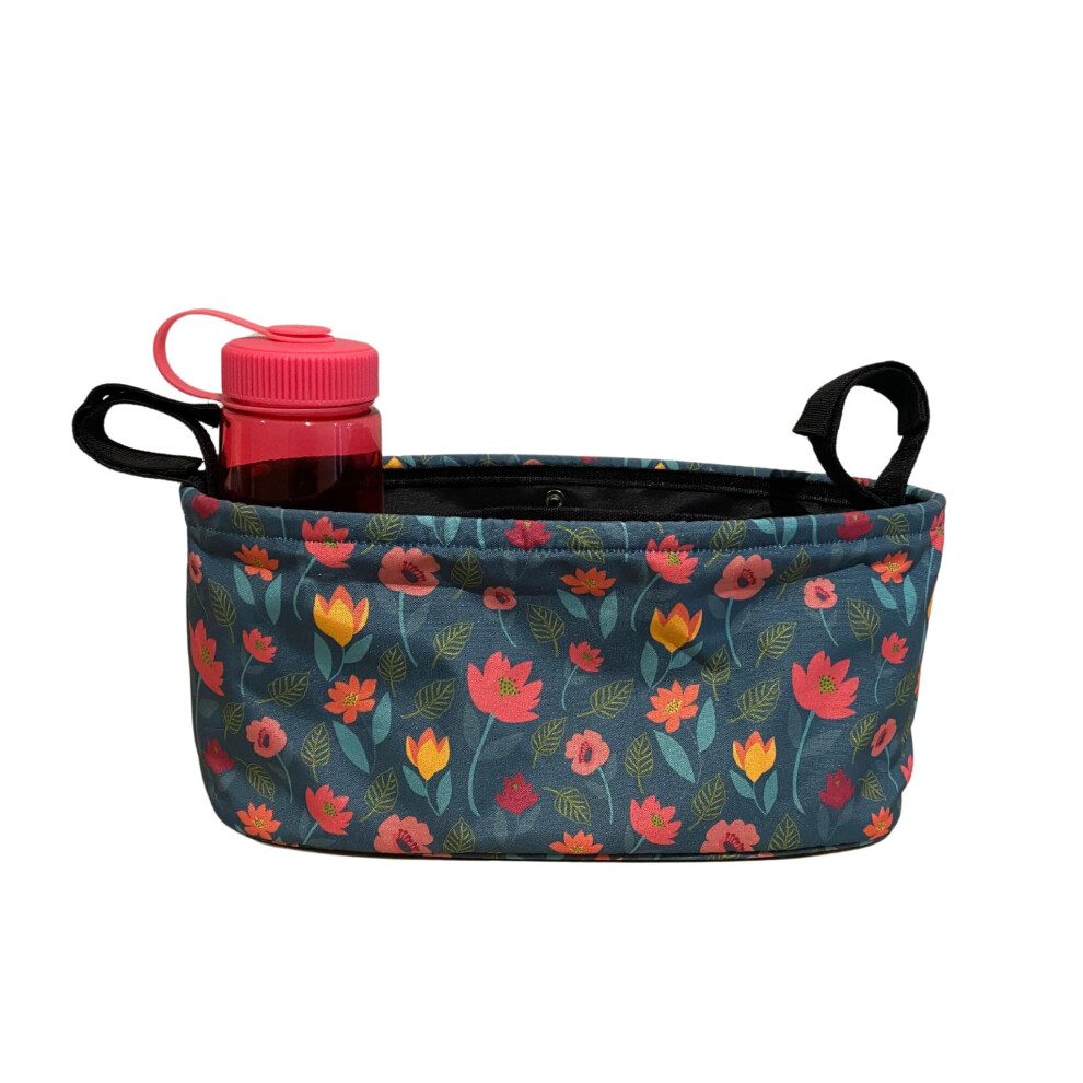 Buggy Organiser - Storage Bag For Pushchairs - Includes Nappy Pouch - Universal Fit With Handlebar Of Any Pushchair Or Stroller (Khaki C Bundlebean