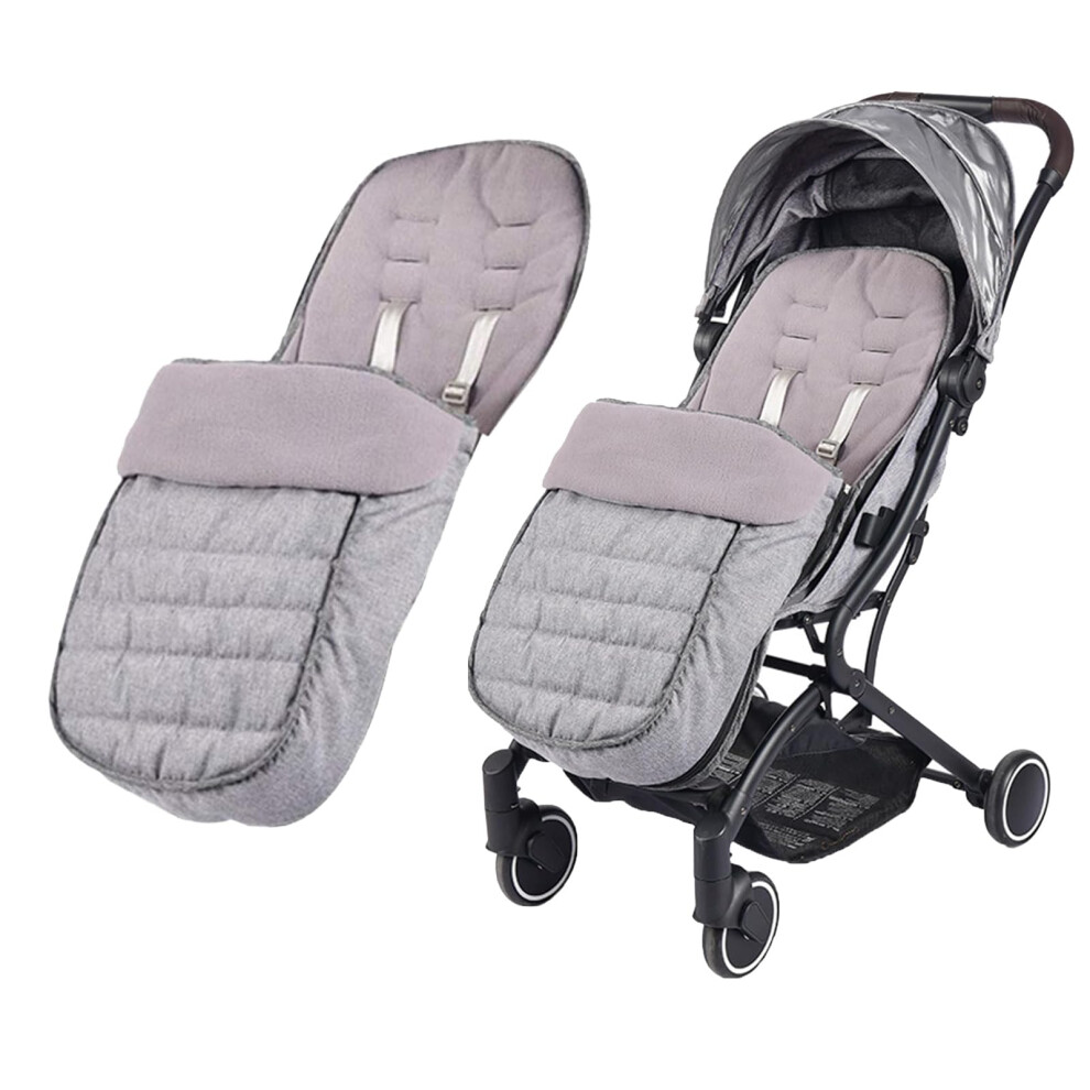 Universal Pushchair Footmuff Fleece Lined Stroller Pram Waterproof And Windproof 2 In 1 Foot Cover Winter Warm Detachable Baby Stroller Liner Infant Xinchia