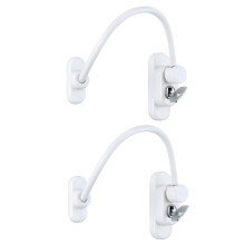 2PCS Window Locks for UPVC Windows, Window Restrictor Security Locks with Keys, Window Safety Locks for Window Security and Child Safety, Easy to Ins