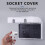 2 Pcs Plug Socket Covers UK, Safety Socket Covers, Waterproof and Dustproof Plug Protector, 2 Pack, Proof Electrical Outlet Cover for Home Safety - W 5