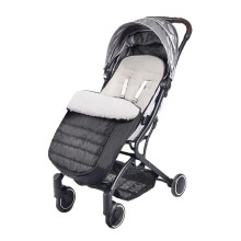Cosytoes Footmuff, Fairy Baby Waterproof and Windproof, CosyToes Fleece Lined Universal Fitting for Pushchairs Strollers Prams Buggy (Black/White Fle