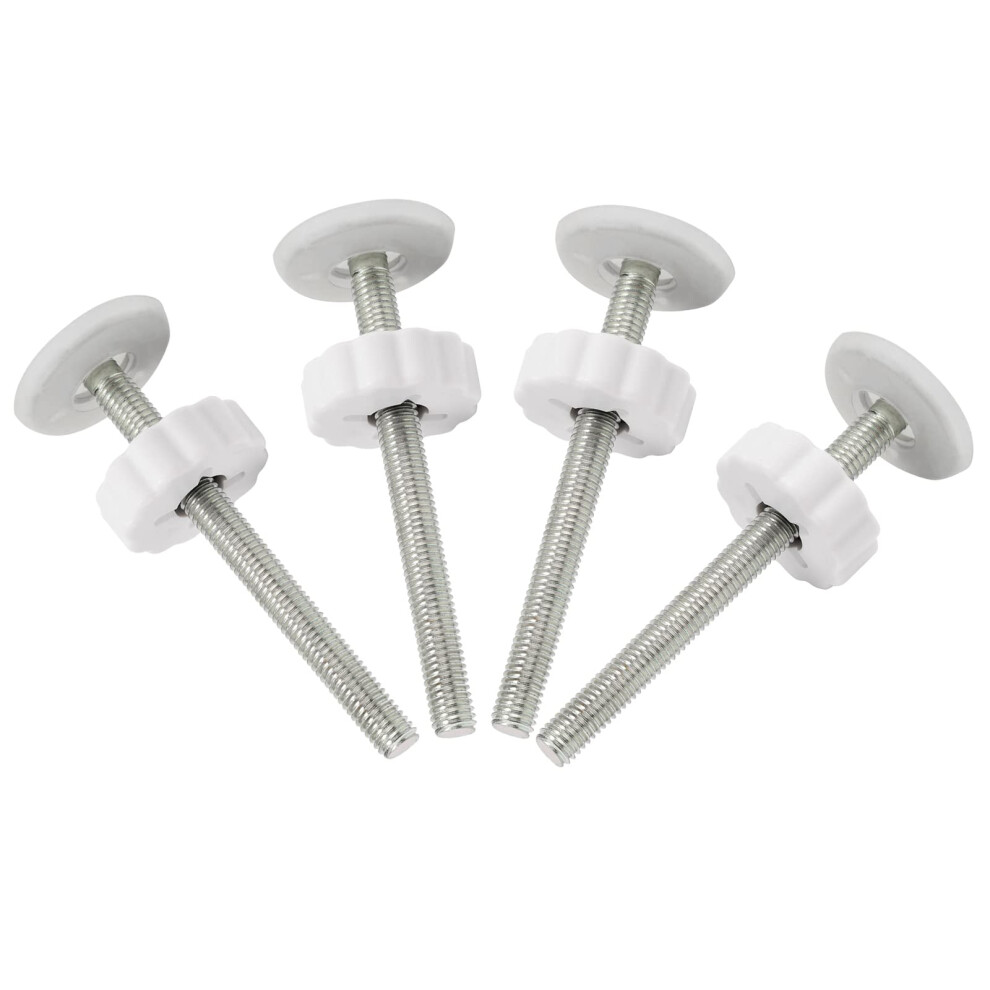 Amorbase Stair Gate Fitting Spares Set - 4 Pack M10 Pressure Safety Gates For Kids Spindle Bolts Screw Replacement, For Pet And Baby Gates, Extension Fittings