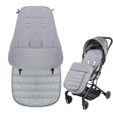 Gobesty Footmuff for Pushchair Universal, Cosytoes Footmuff Detachable, Pushchair Footmuff Fleece Lined, Windproof Warm Thick Cotton Pad Fitting for