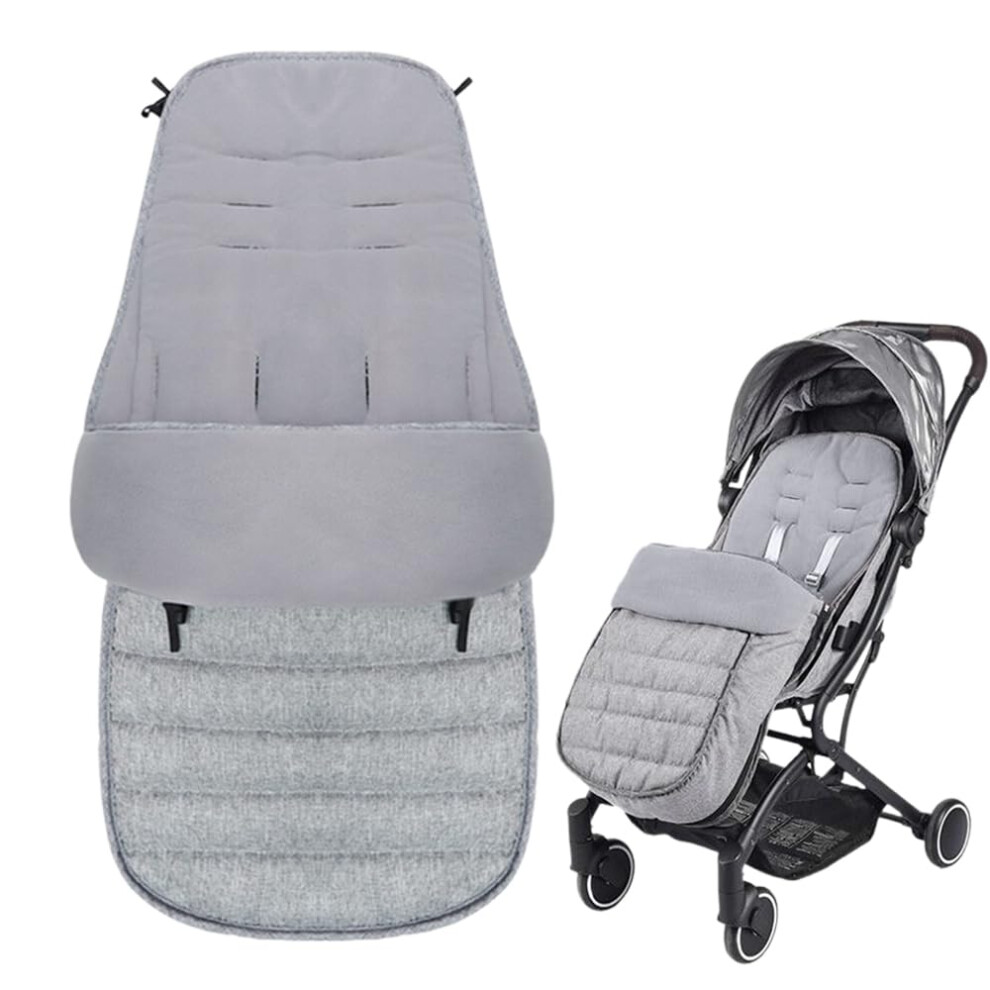 Footmuff For Pushchair Universal, Cosytoes Footmuff Detachable, Pushchair Footmuff Fleece Lined, Windproof Warm Thick Cotton Pad Fitting For Gobesty