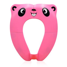 Pejoye Folding Toilet Seat Toddler, Portable Toilet Training Seat for Kids, Foldable Travel Toddler Toilet Seat in ABS Material with 8 Anti Slip Sili