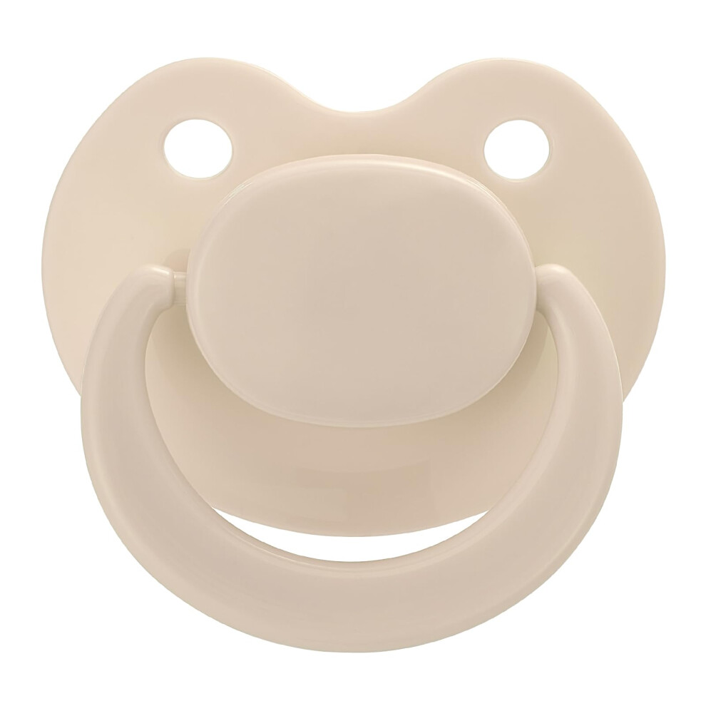 Somniumnight Adult Sized Pacifier Bigshield : Replacement Silicone Dummy Big Teat For Anxiety Release - Orthodontic Paci Taken Apart And Re-Assembled