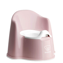 BabyBjörn Potty Chair, Powder pink/White