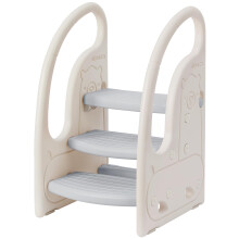Onasti Step Stool for Kids, 3-Step Height Adjustable Toddler Step Stool, Plastic Learning Tower, Kitchen Helper, Toilet Steps with Handles and Non-Sl