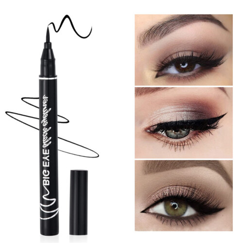 Waterproof Liquid Eyeliner with Ultra Precise Micro Tip, Long Lasting Smudgeproof Black Pen 2