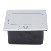 Caja de piso emergente de acero inoxidable 100-240V IP44 100x100x55