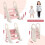 Onasti Foldable Step Stool for Kids, 2 Steps - 3 Steps Height Adjustable Toddler Step Stool, Toilet Steps for Potty Training, Learning Tower with Han 2
