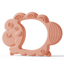 Moonkie Teething Toy, Safe & Easy to Hold BPA Free Silicone Baby Soothing Teethers, Prevent Finger Sucking Teether Toys Best for Babies 0-6 6-12 Mont