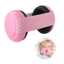 Lotvic Baby Ear Defenders, 0-24 Months Baby Noise Cancelling Headphones, Toddler Ear Defenders with Adjustable Headband, Newborn Hearing Protection,