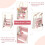 Onasti Foldable Step Stool for Kids, 2 Steps - 3 Steps Height Adjustable Toddler Step Stool, Toilet Steps for Potty Training, Learning Tower with Han 7
