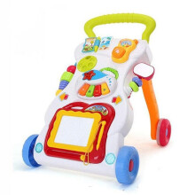 2 in 1 Baby Walker & Table Musical Walker Pull & Twist Toys My First Walker Baby Walker