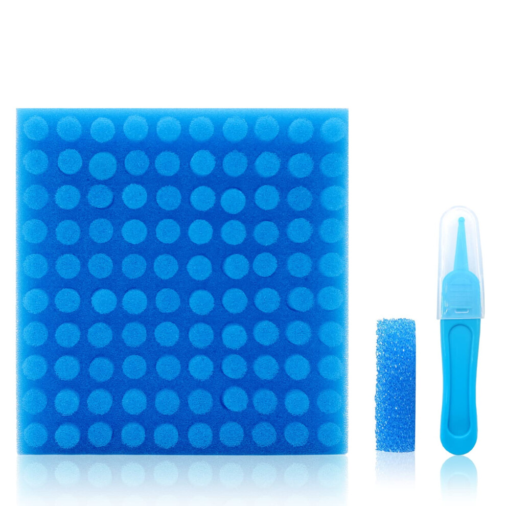 Nasal Aspirator Hygiene Filters 100Pcs, Replacement For Nosefrida Nasal Aspirator Filters Safe Environmental, Bpa, Phthalate & Latex-Free (100 Count Popyjan