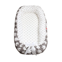 SONARIN Baby Nest for Newborn and Babies,Double Sided,Baby Bassinet for Bed/Lounger/Nest/Pod/Cot Bed/Sleeping, Breathable,100% Cotton Hypoallergenic,