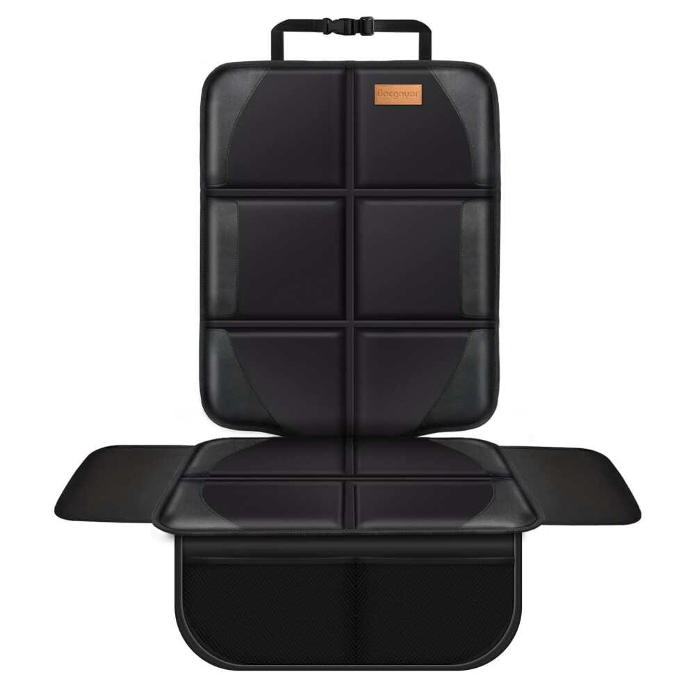 Car Seat Protector, Thickest Padded 600D Fabric Padding, Waterproof, Durable, Non-Slip Back, Child Seat Protection, Suitable For Babies, Tod Bacgnyer