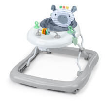 Ingenuity Smooth Strides Activity Walker - Chambray - Developmental Walker - 3 Position heightbar - Toys Included - 6M-12M