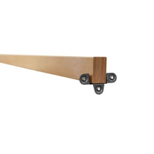 mm08enn Wooden Middle Bar - Replacement Support for Bed Size 4ft6 & 5ft (4ft6 Bed Size 76" Bar)