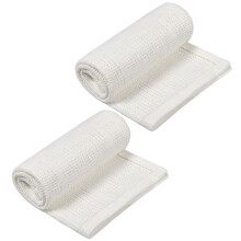 HOTUT 2Pack Soft 100% Cotton Cellular Baby Blanket, Warm & Cosy, 70cmx98cm, White, Unisex, All Seasons